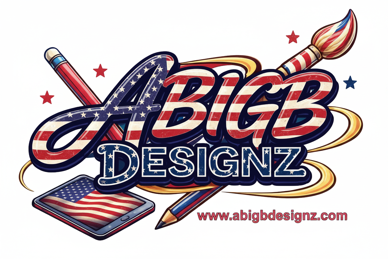 ABigB Designz - Patriotic Paintbrush Tip