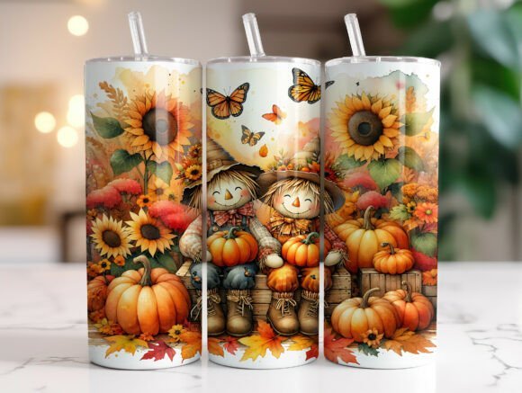 Fall/Halloween 20 oz Tumblers - ABigBdesignz