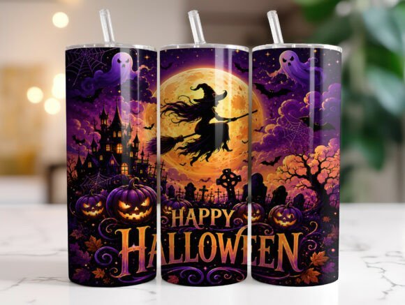 Fall/Halloween 20 oz Tumblers - ABigBdesignz