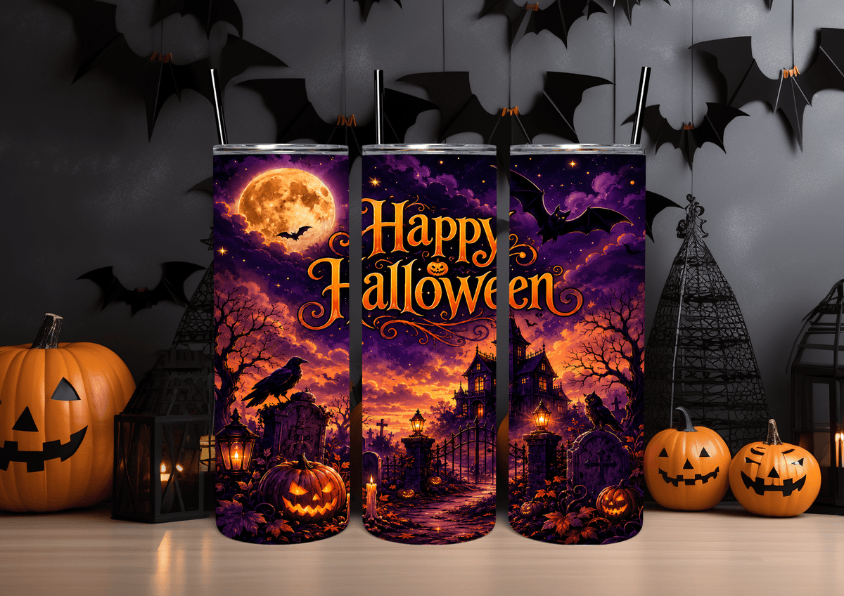Fall/Halloween 20 oz Tumblers - ABigBdesignz