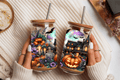 Glass Cups with Bamboo Lid and Straw - ABigBdesignz