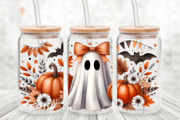Glass Cups with Bamboo Lid and Straw - ABigBdesignz