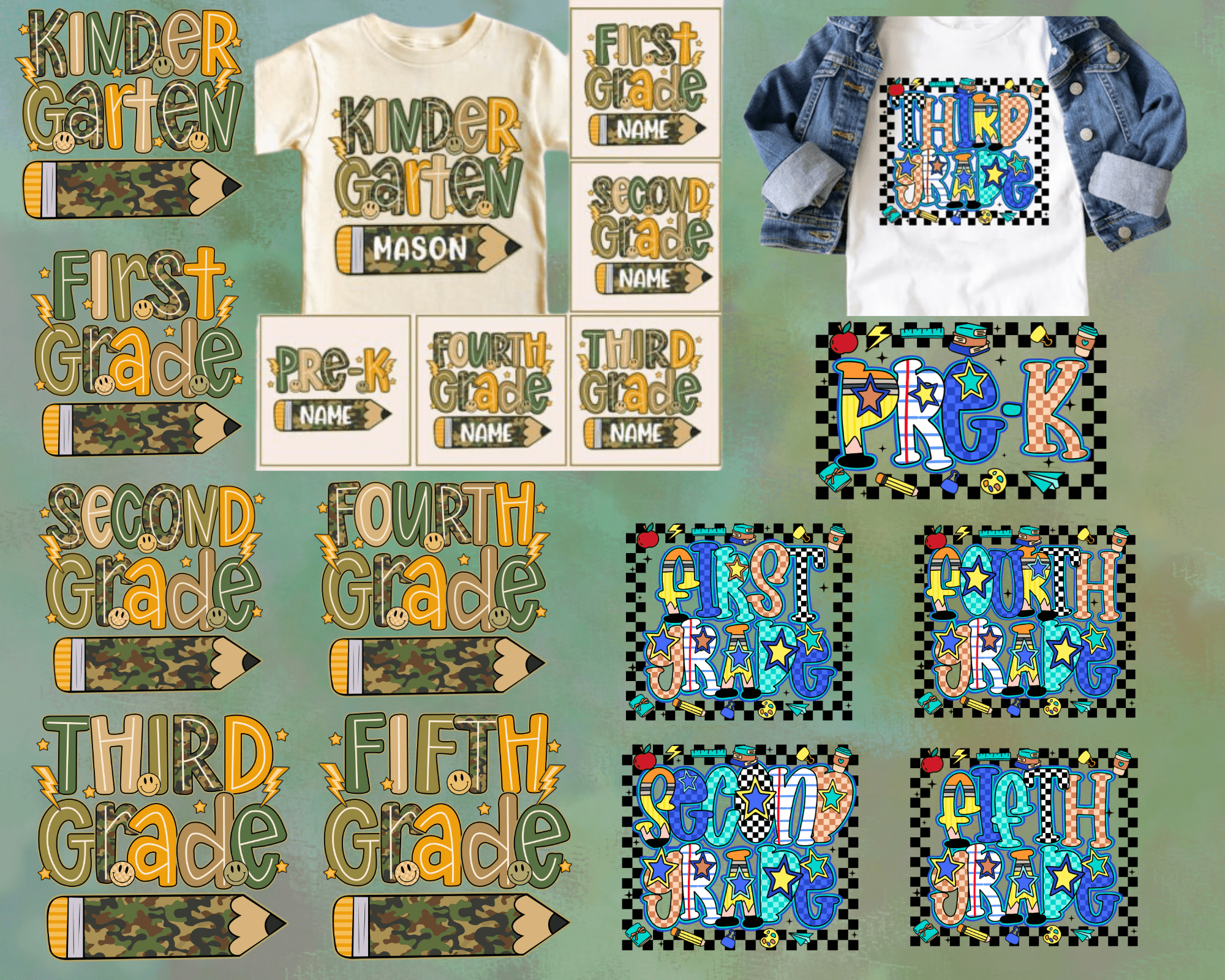 Kids Back to School Shirts - ABigBdesignz