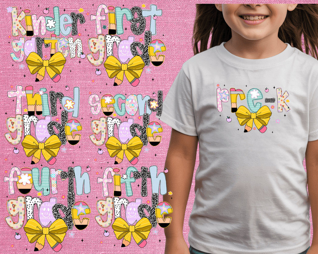 Kids Back to School Shirts - ABigBdesignz