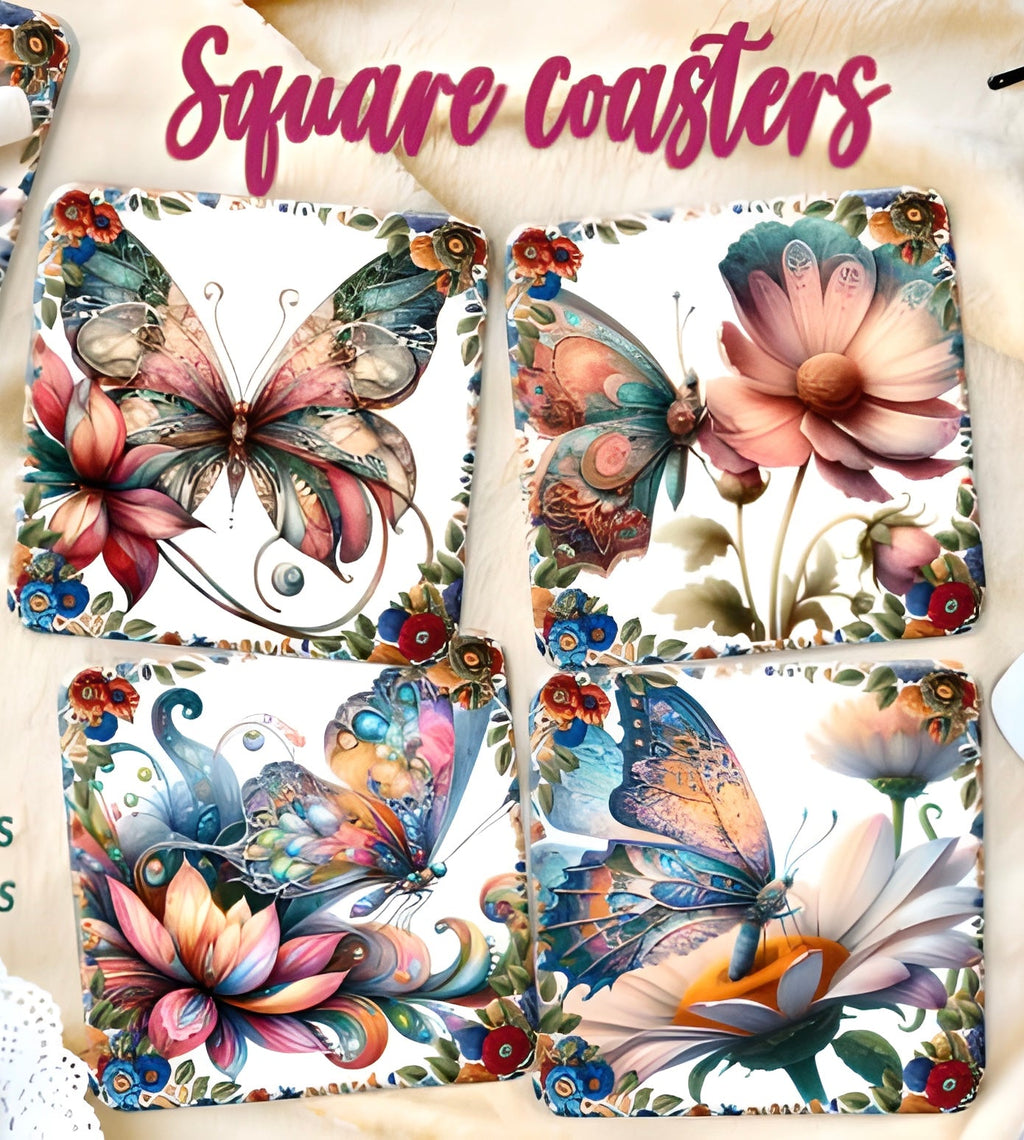 Personalized Ceramic Coasters - ABigBdesignz