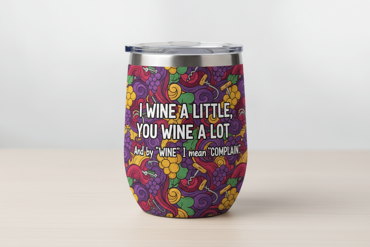 Wine Tumblers - ABigBdesignz